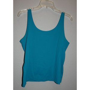 Women's Light Blue Tank Top with Adjustable straps, Large, Chico's